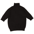 Zara Pull à manches 3/4 et col roulé pour femme UK 12 Noir moyen