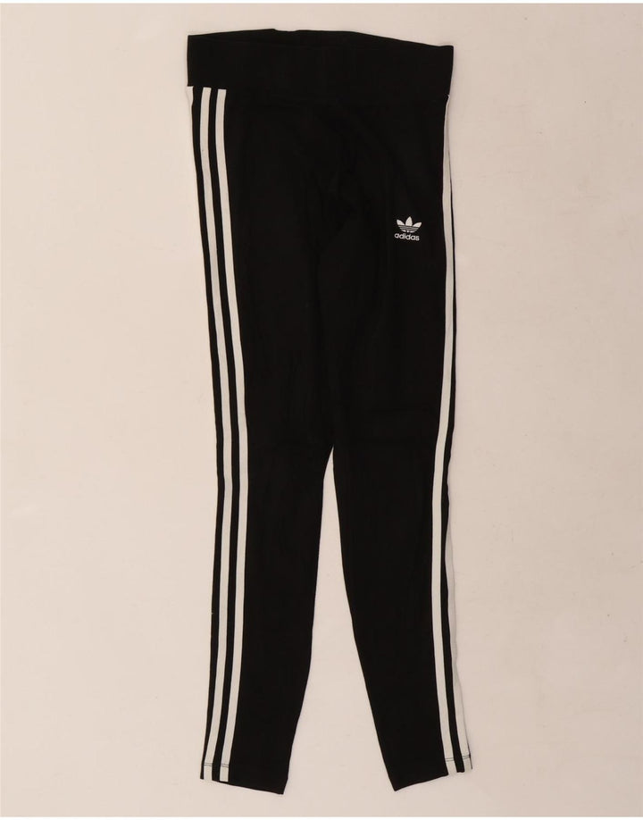 ADIDAS Leggings Femme UK 8 Petit Noir