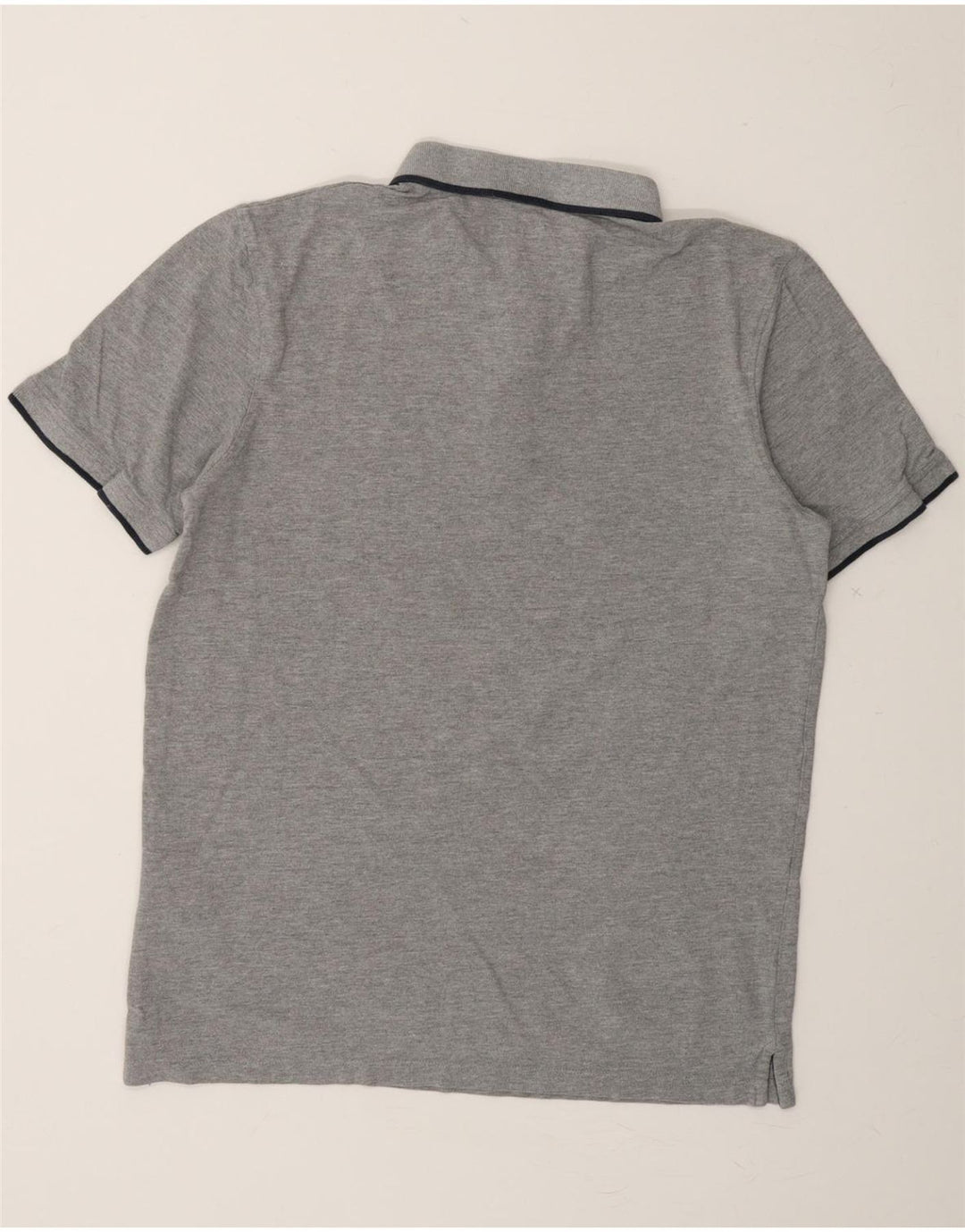 JACK & JONES Mens Polo Shirt Large Grey Cotton Vintage Jack & Jones and Second-Hand Jack & Jones from Messina Hembry 