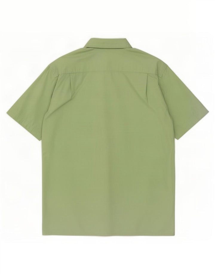 Diesel Chemise à Manches Courtes Homme Vert Moyen Coton