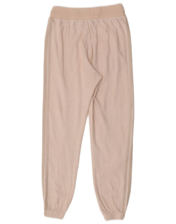 Adidas Pantalon de survêtement en velours pour femme, jogging UK 8, petit coton beige
