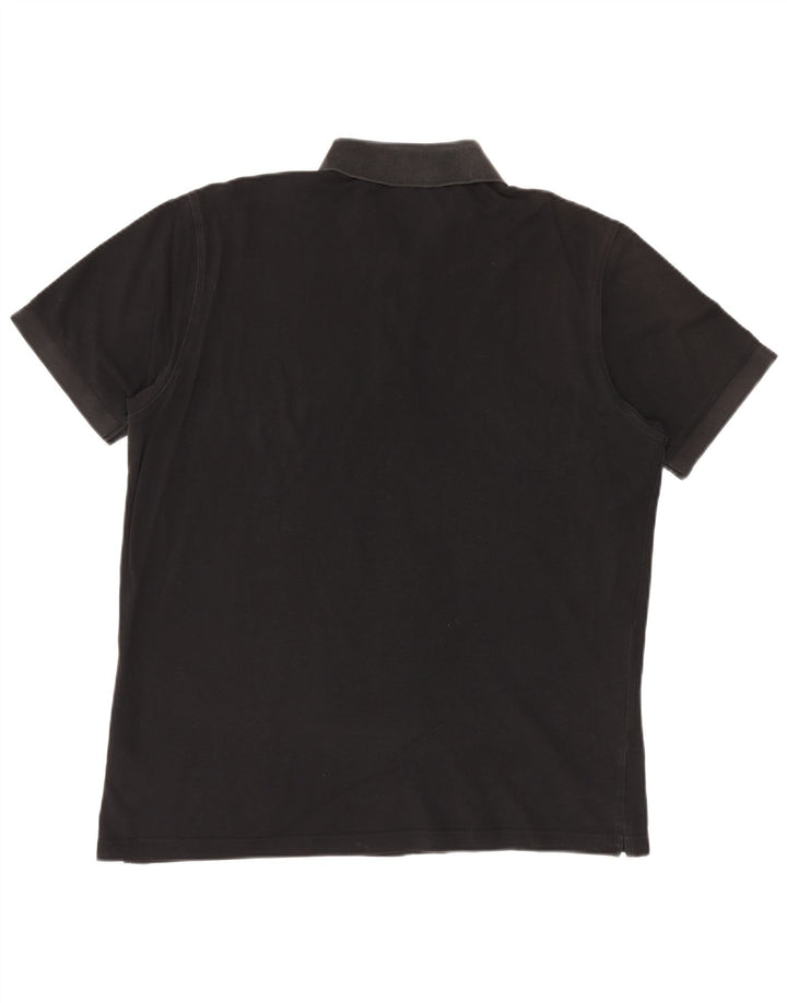 HUGO BOSS Polo Homme XL Noir Coton