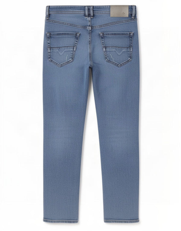 Diesel Jean slim vieilli W34 L30 en coton bleu pour homme