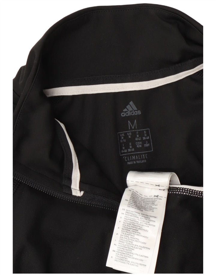 Adidas Haut de survêtement graphique pour femme UK 12/14 Noir moyen