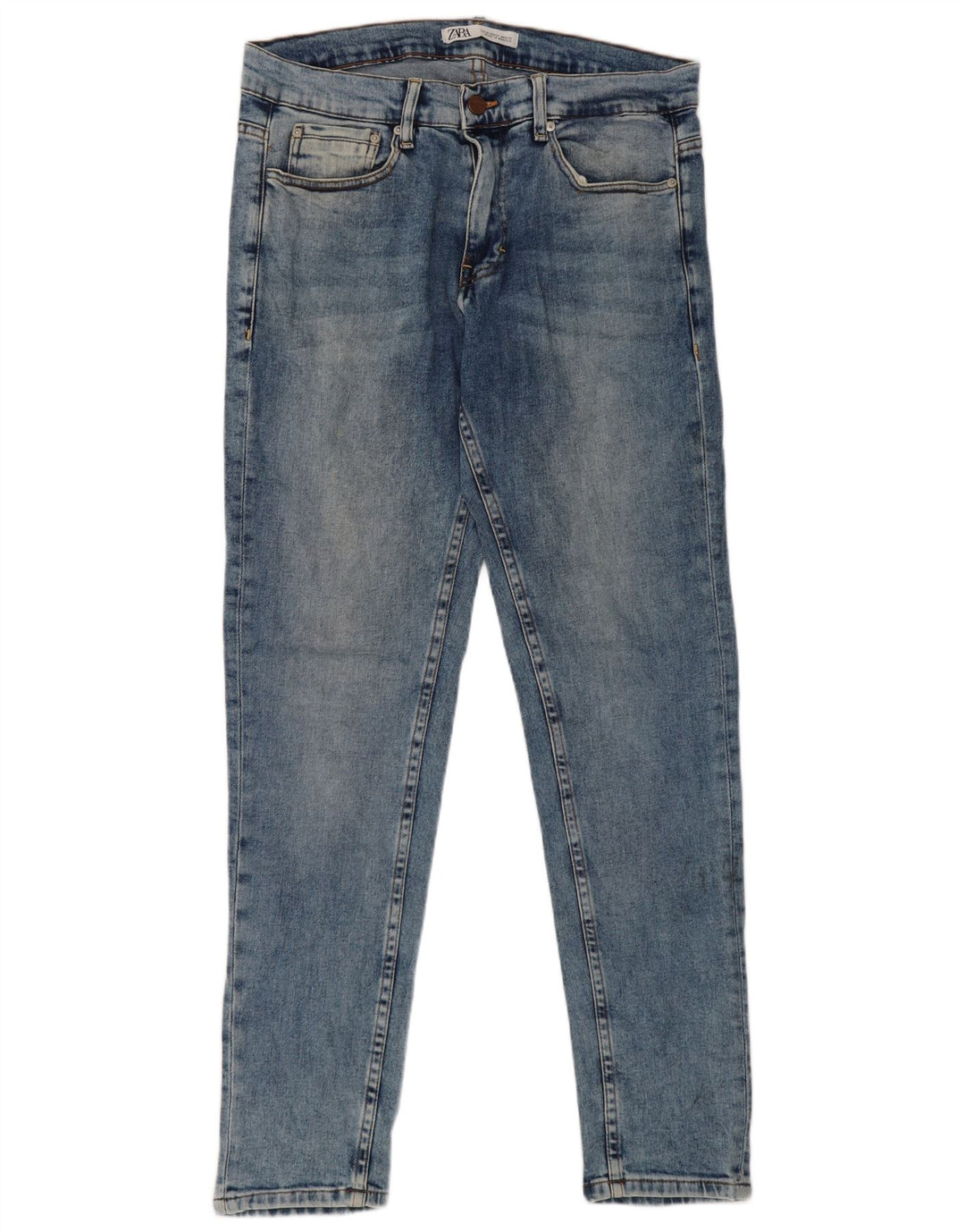 Zara Jean Slim Homme Taille 42 Large W32 L31 Bleu