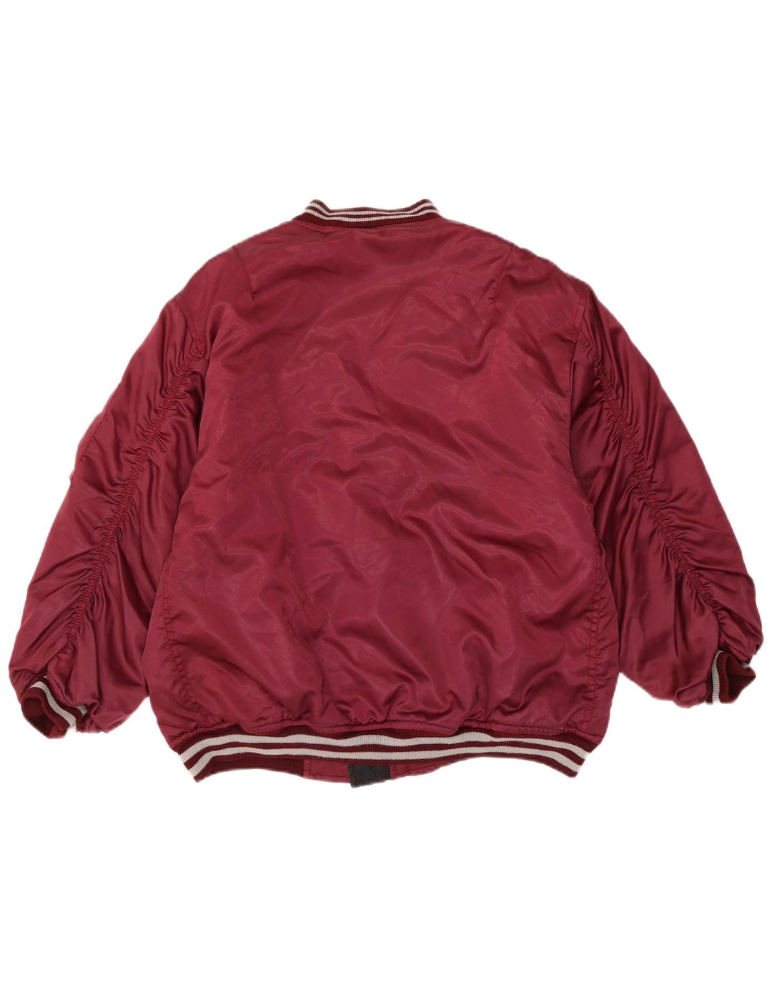 Blouson Bomber VINTAGE Garçon 13-14 ans Nylon Bordeaux
