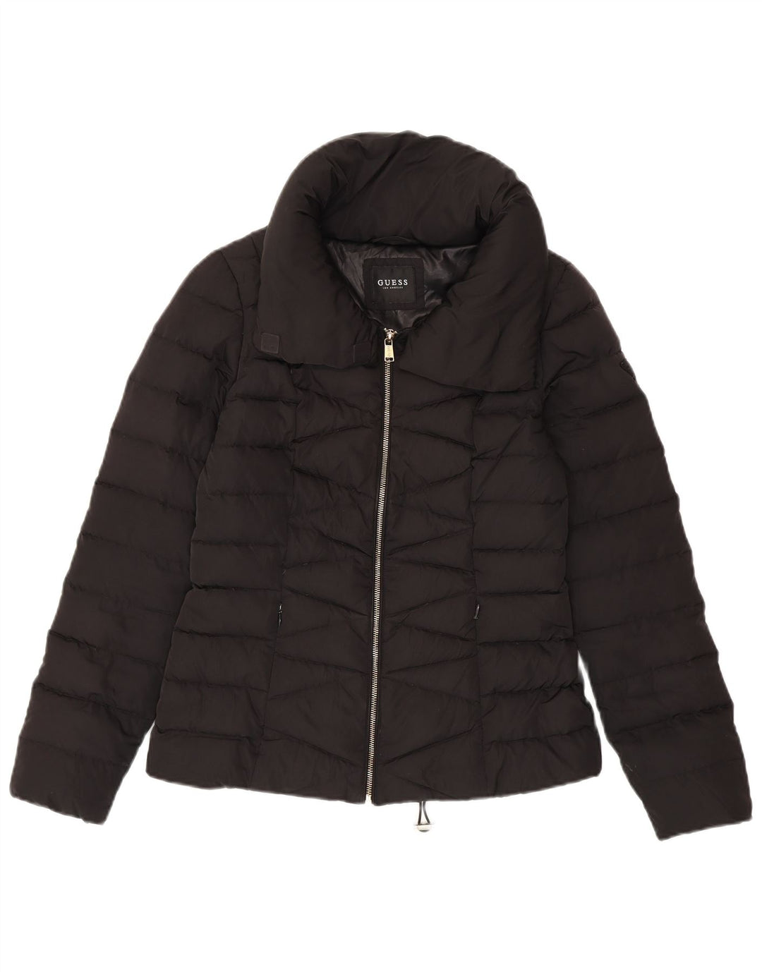 Guess Veste matelassée pour femme UK 10 Small Noir Polyester