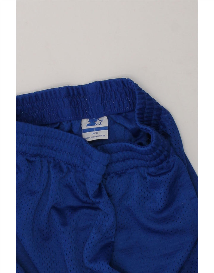 STARTER Boys Sport Shorts 10-11 Years Large  Blue Polyester | Vintage Starter | Thrift | Second-Hand Starter | Used Clothing | Messina Hembry 