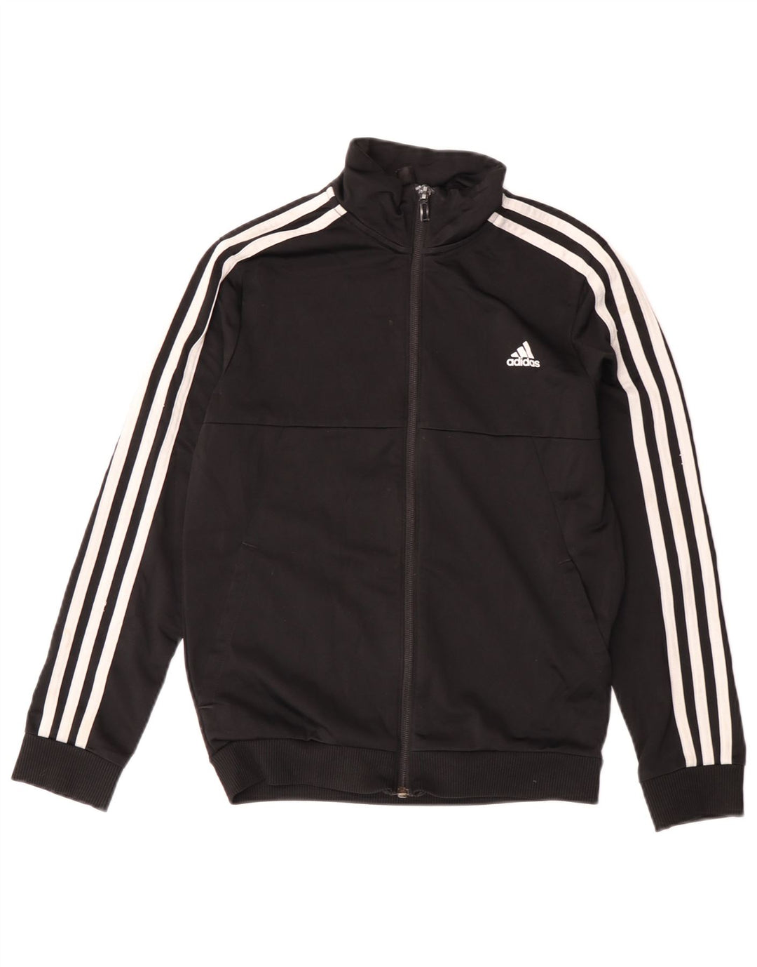 Veste de survêtement Adidas Garçon 11-12 ans Noir Polyester