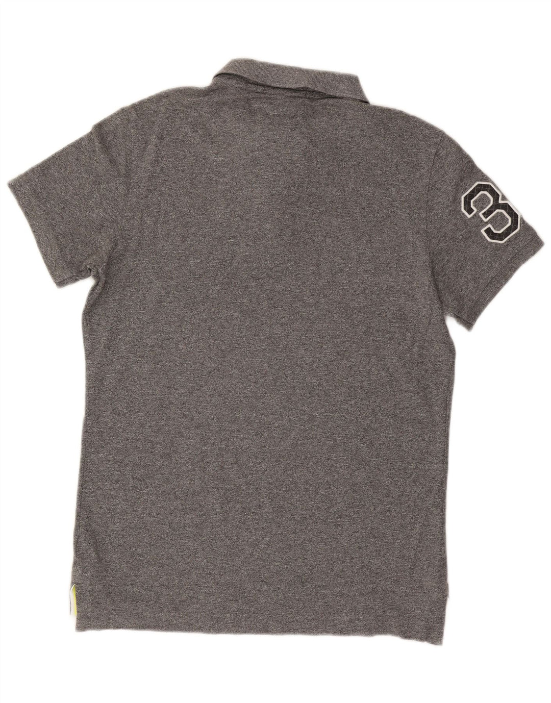 SUPERDRY Polo Homme XL Gris Coton