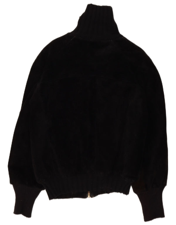 Veste en cuir Sherpa vintage pour homme IT 44 XS Noir Rétro