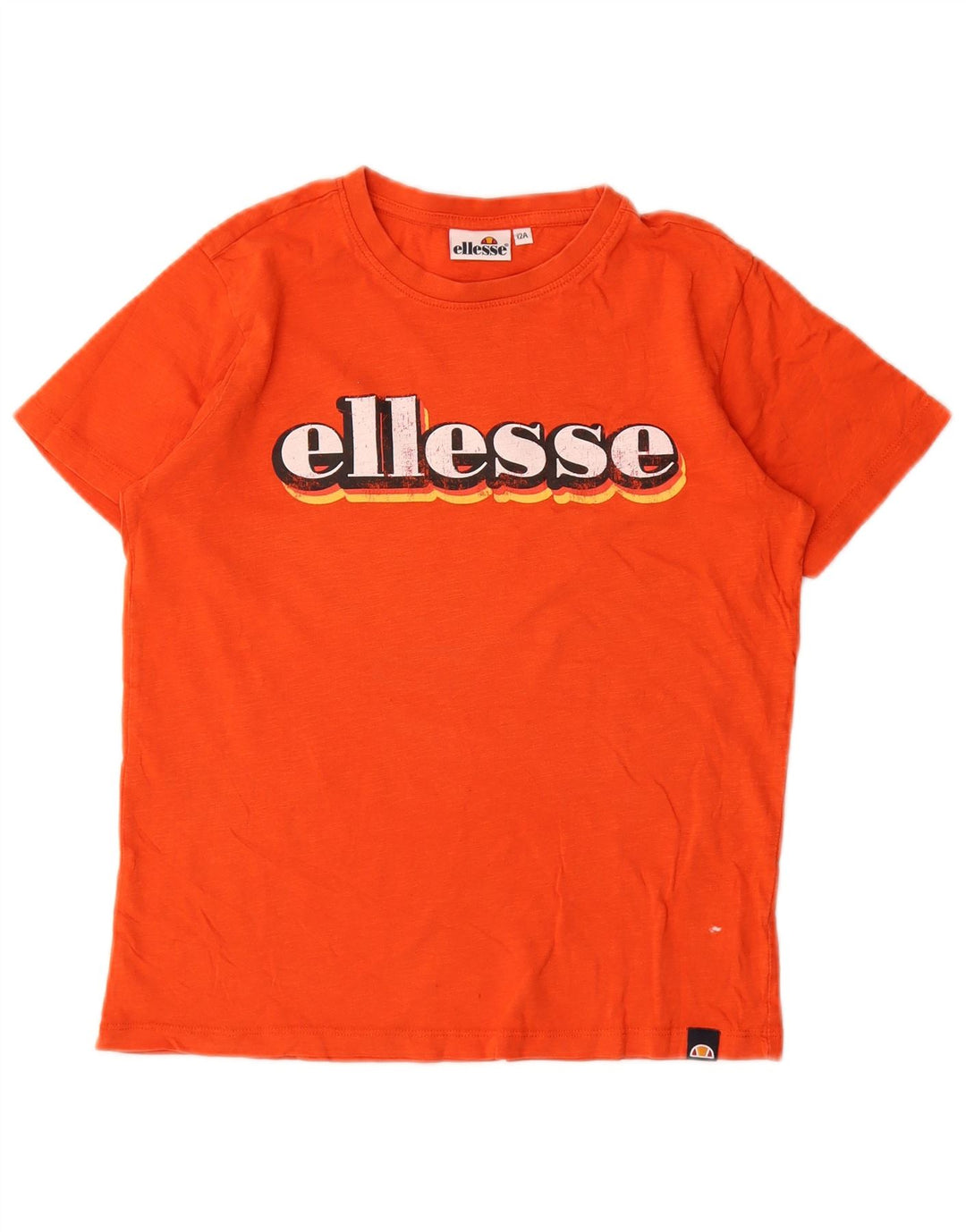 Ellesse T-shirt graphique pour garçon 11-12 ans Orange