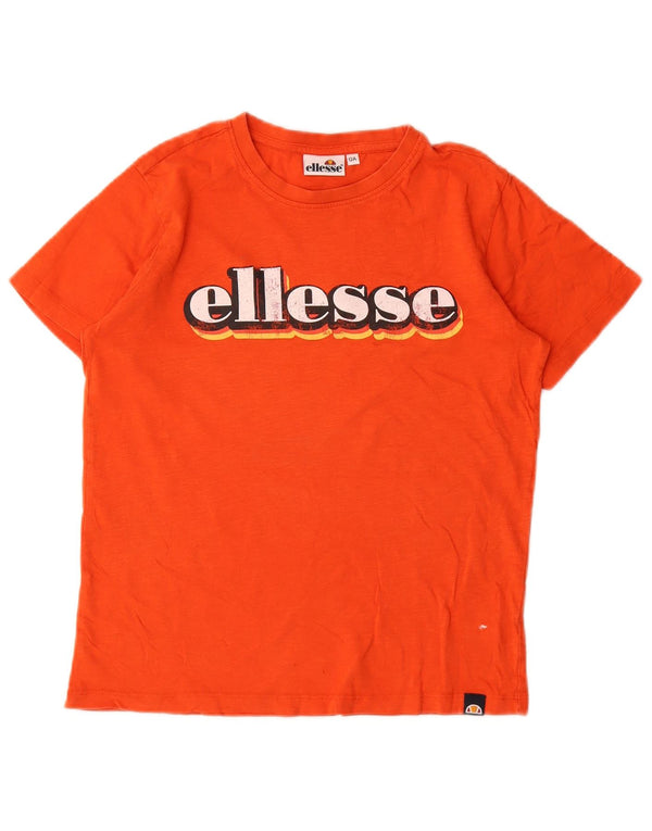 Ellesse T-shirt graphique pour garçon 11-12 ans Orange