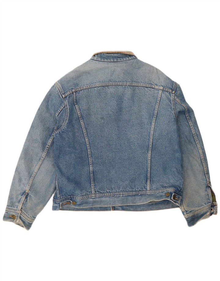 Lee Veste en jean pour homme UK 40 Large Bleu