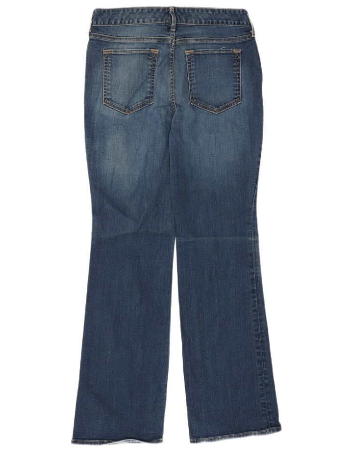 Eddie Bauer Jean bootcut courbé pour femme US 6 Medium W28 L30 Bleu Coton