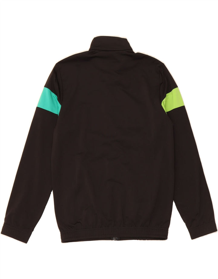 PUMA Boys Tracksuit Top Jacket 13-14 Years Black Colourblock Vintage Puma and Second-Hand Puma from Messina Hembry 