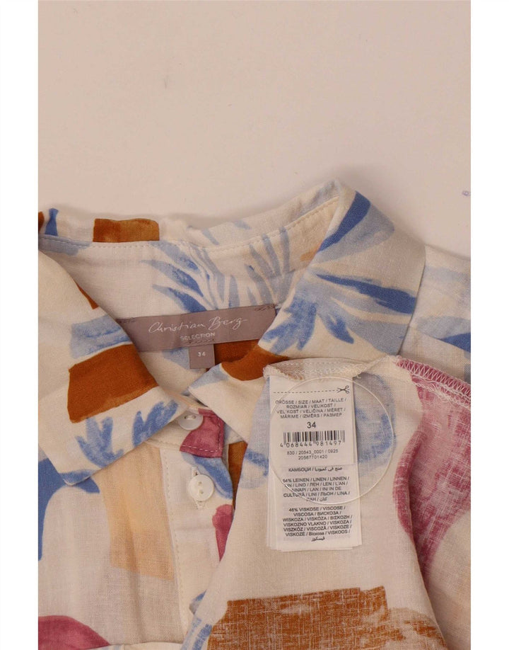 Christian Berg Chemise à motif abstrait pour femme EU 34 XS Multicolore