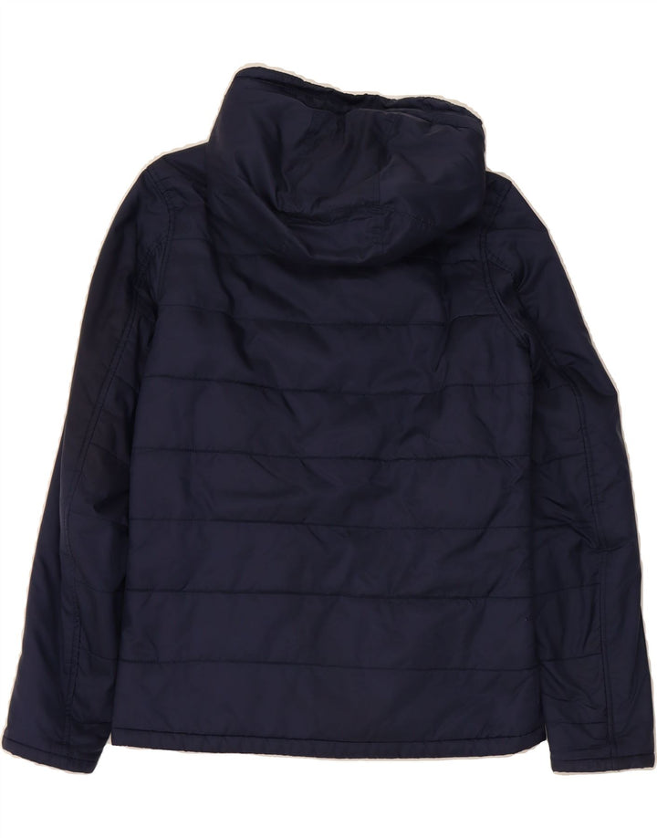 G-STAR Mens Hooded Padded Jacket UK 36 Small Navy Blue Polyamide Vintage G-Star and Second-Hand G-Star from Messina Hembry 