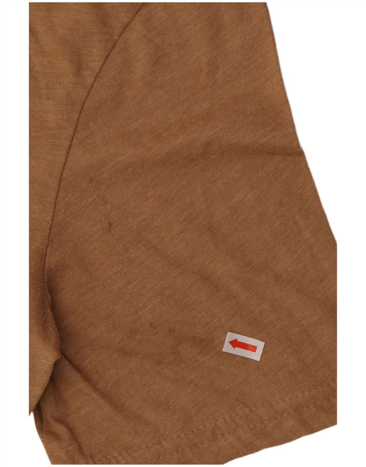 J. Crew T-Shirt Homme Coton Chiné Beige Moyen