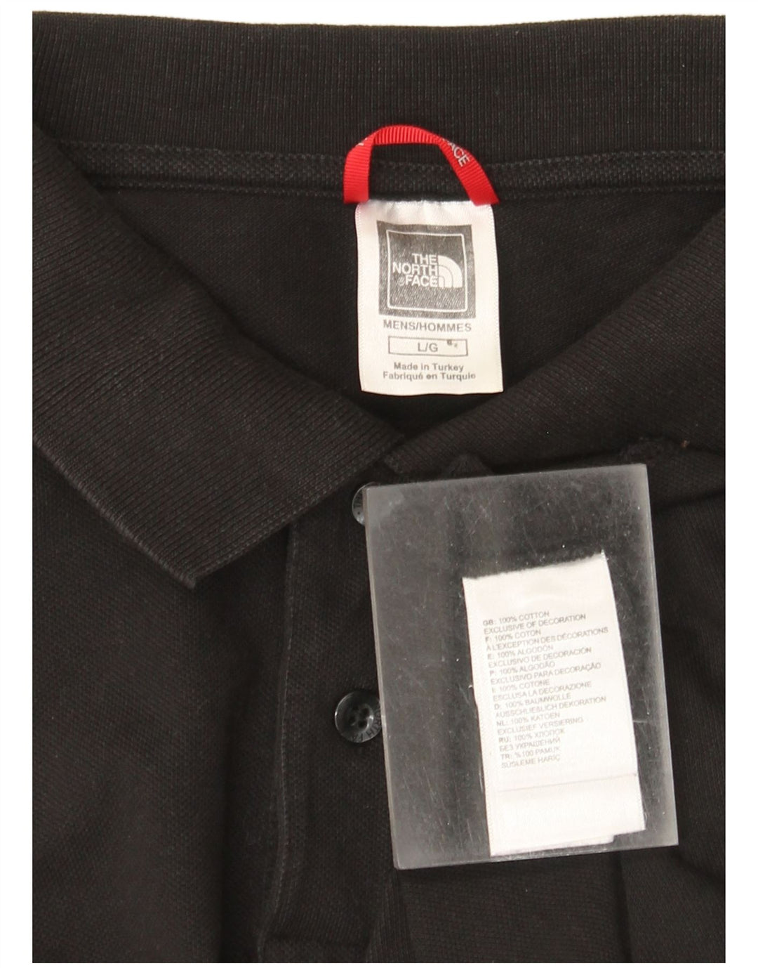 The North Face Polo Homme Grand Noir Coton