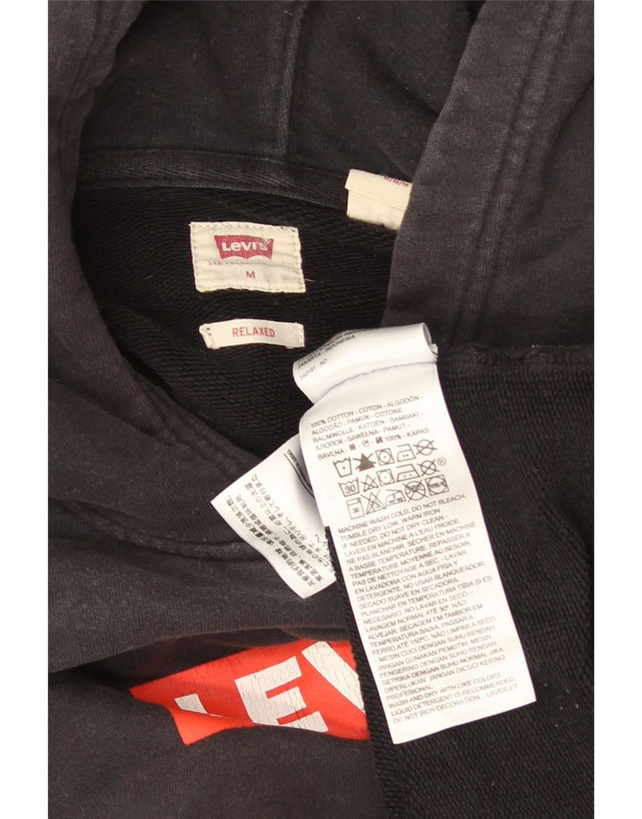 Levi's Pull à Capuche Relaxed Graphic Homme Gris Moyen Coton