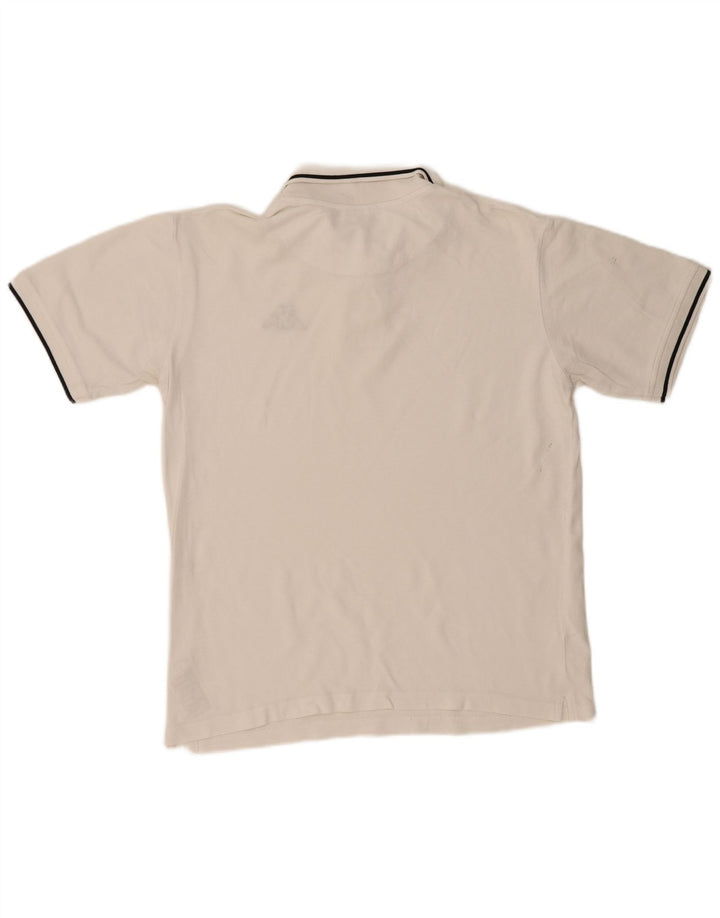 KAPPA Polo Homme Grand Blanc Coton