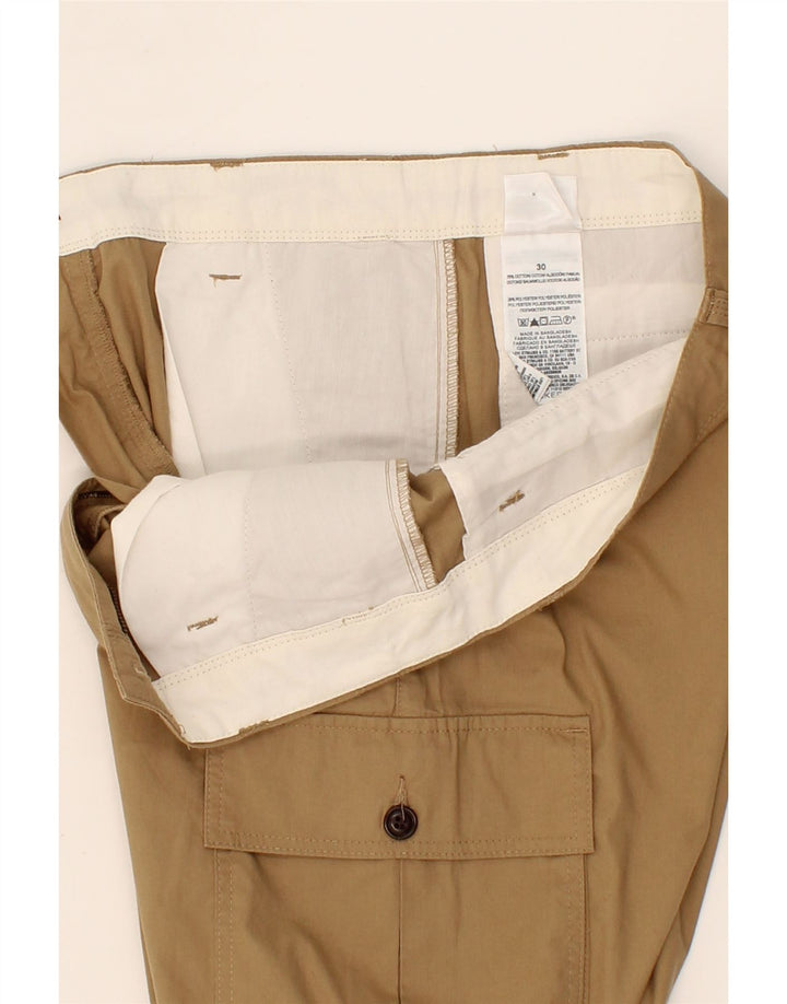 DOCKERS Mens Cargo Shorts W30 Medium Brown Cotton Vintage Dockers and Second-Hand Dockers from Messina Hembry 