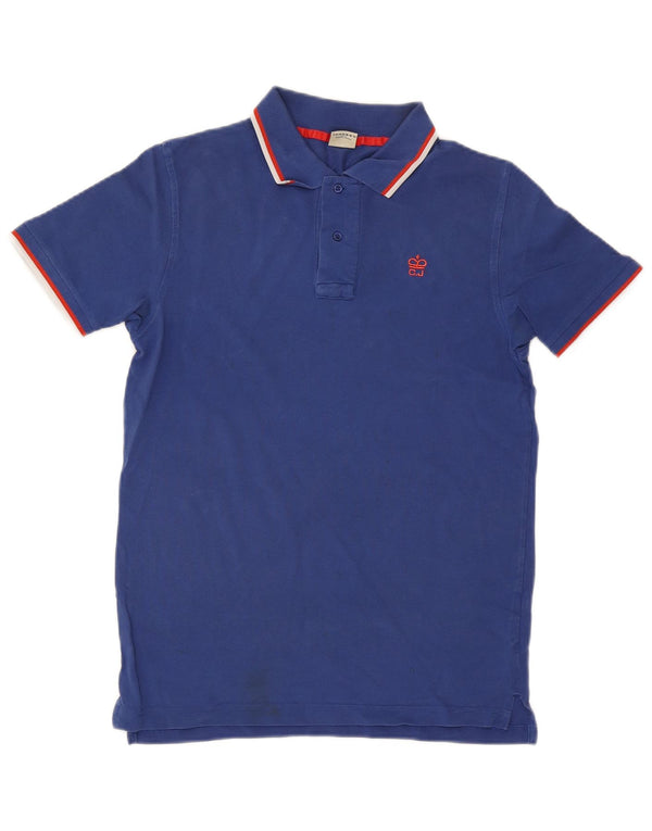 Casucci Polo Homme Grand Bleu Rayé Coton