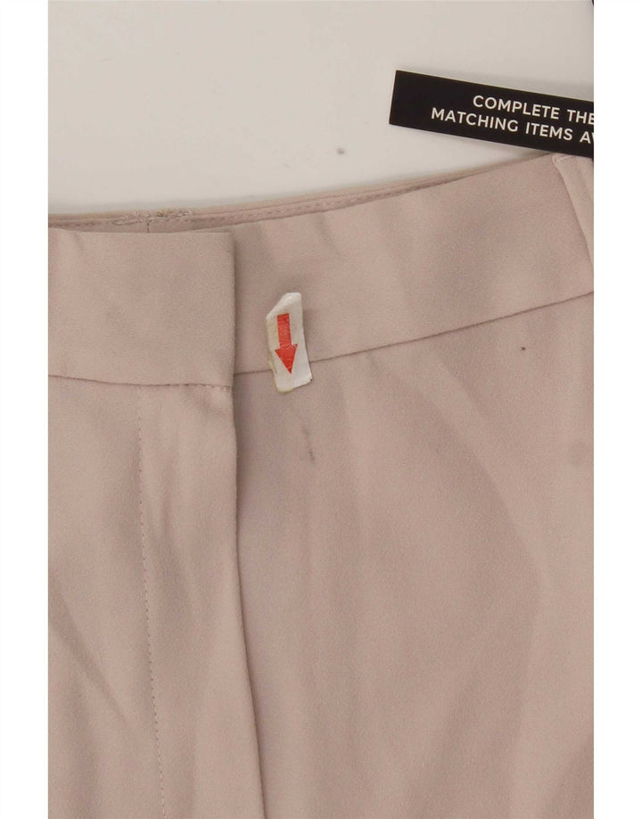Marks & Spencer Short Chino Femme UK 12 Moyen W30 Beige Polyester
