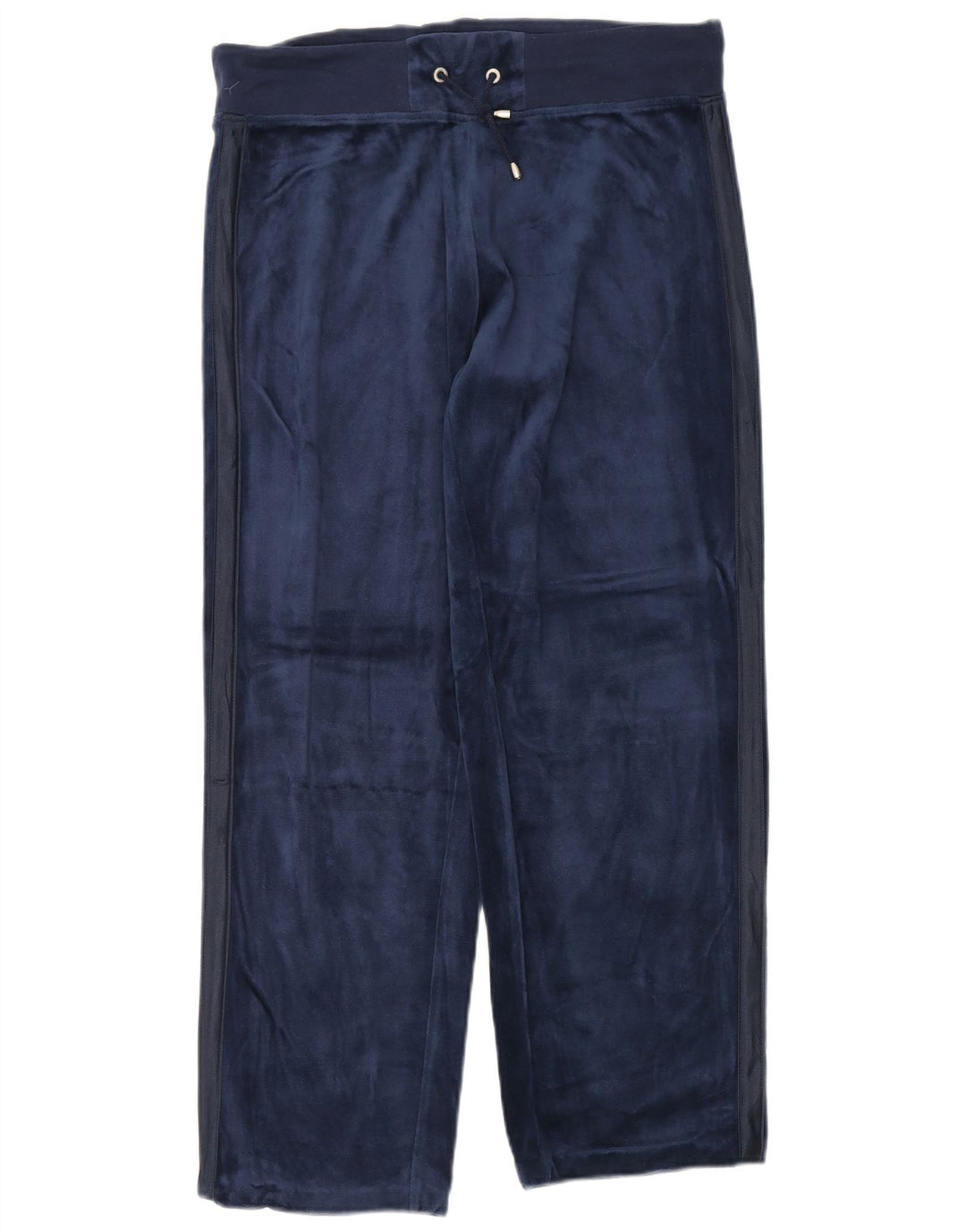 ELLESSE Pantalon de survêtement en velours pour femme UK 18 XL Bleu marine