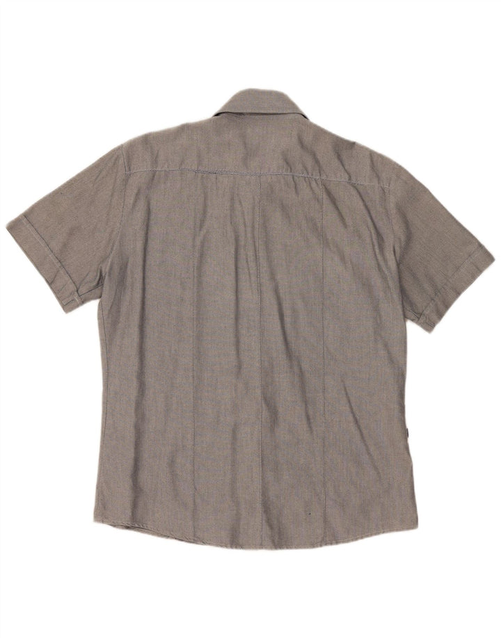 Blauer Chemise à Manches Courtes Homme XL Gris Coton