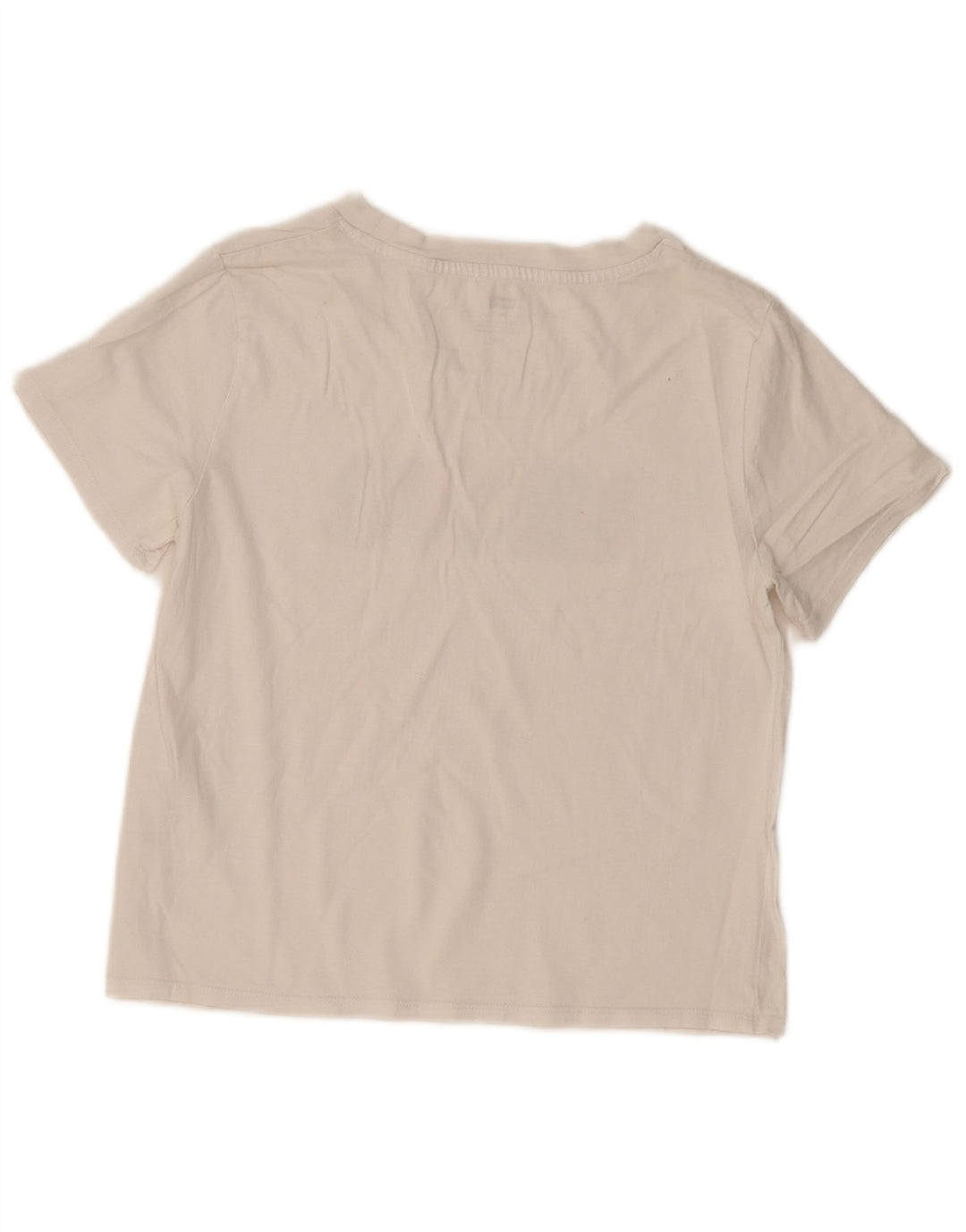Levi's T-Shirt Graphique Femme UK 10 Small Blanc