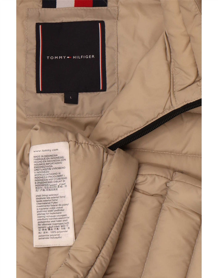 Tommy Hilfiger Veste matelassée pour hommes UK 40 Large Beige Polyamide