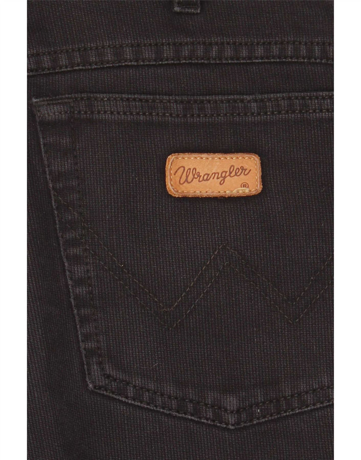Wrangler Pantalon décontracté droit pour homme W32 L30 Noir