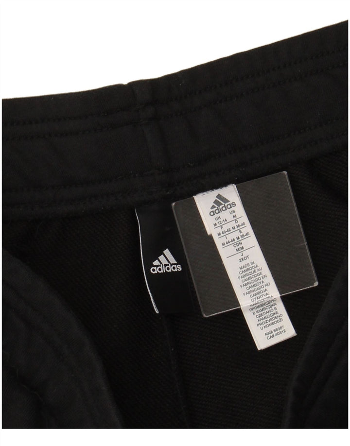 ADIDAS Pantalon de survêtement graphique pour femme UK 12/14 Noir moyen