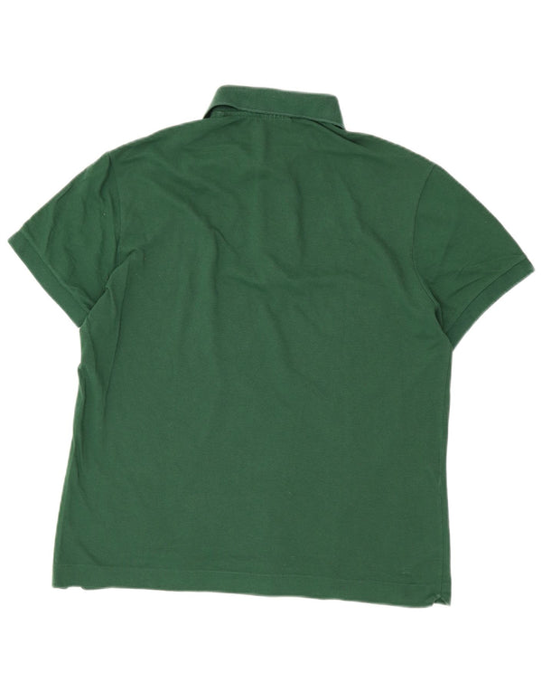 LACOSTE Polo Homme Taille 4 Coton Vert Moyen