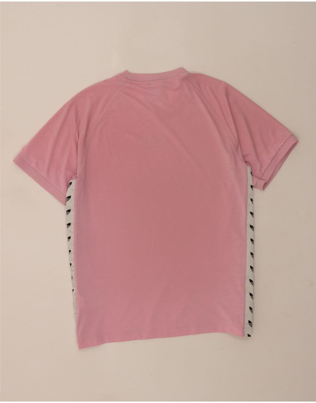 Adidas T-shirt graphique pour hommes en polyester color block grand rose