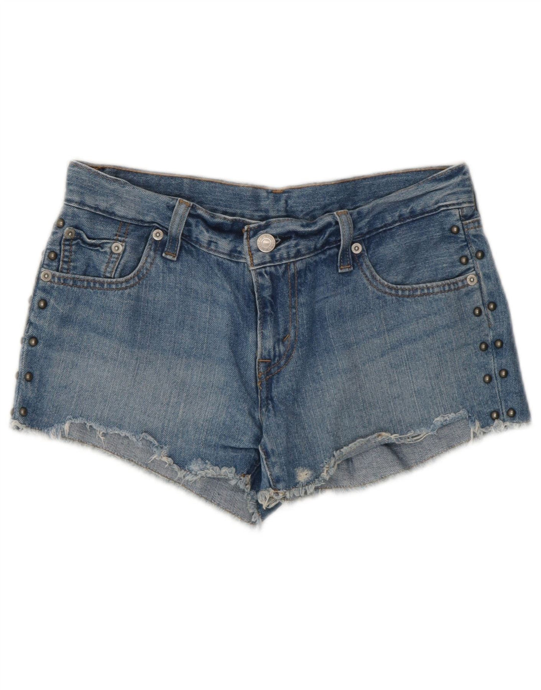 Levi's Short Denim Femme W26 Small Bleu Coton