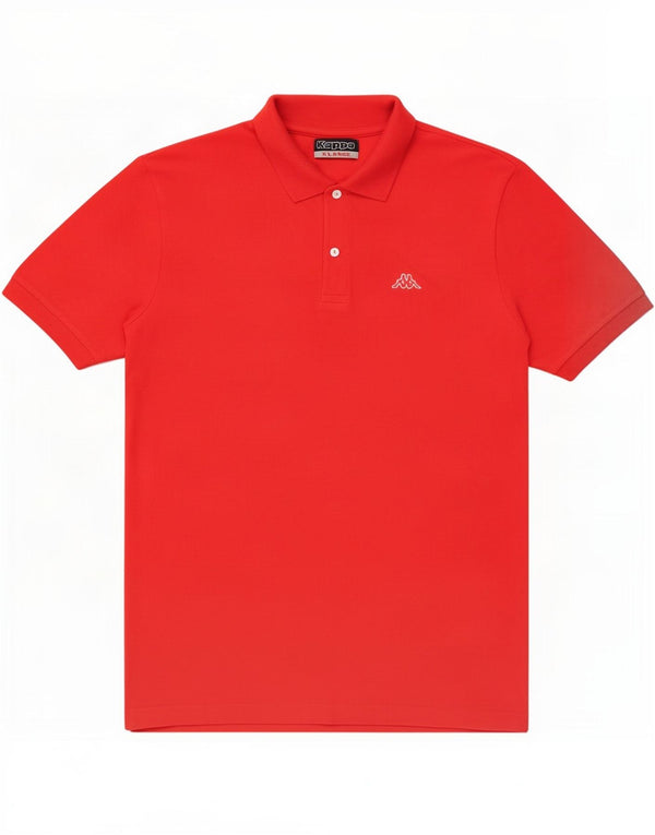 Polo Kappa Homme XL Coton Rouge