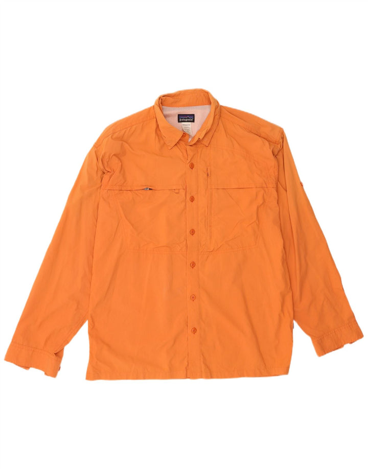 Patagonia Chemise Homme Orange Moyen Nylon