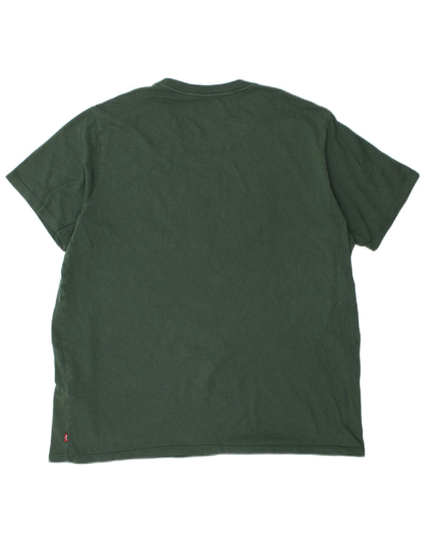 Levi's T-Shirt Standard Graphic Top XL Homme Vert Coton