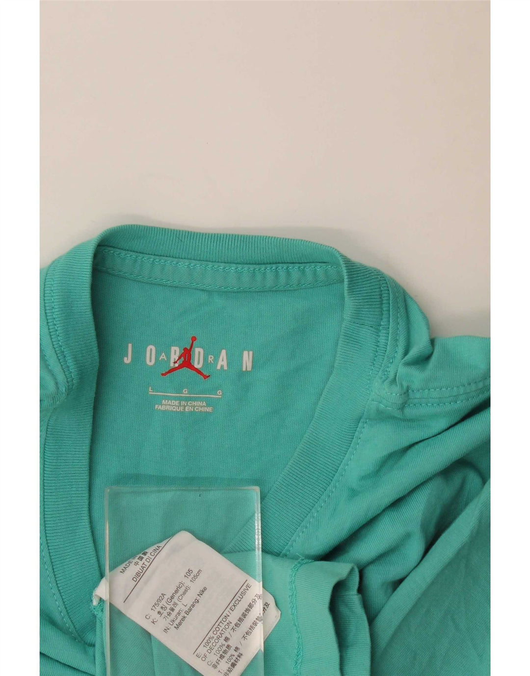 Jordan T-shirt graphique pour hommes, grand coton bleu