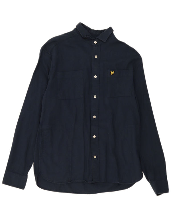 Lyle & Scott Chemise Homme Small Bleu Marine Coton