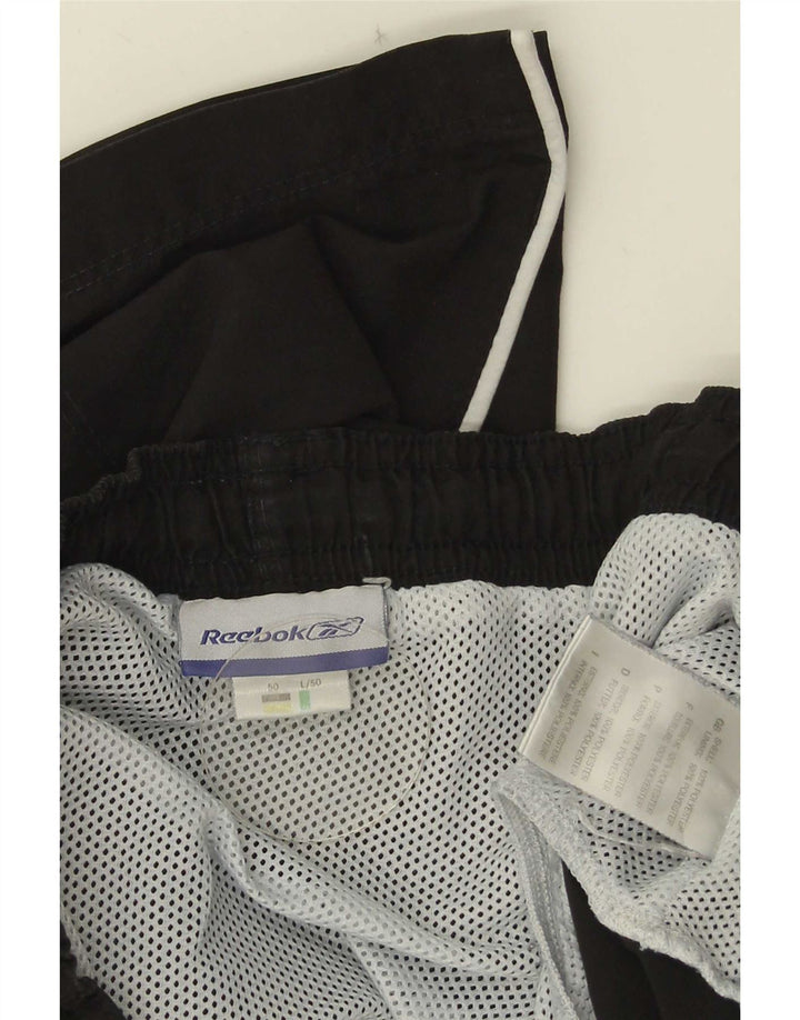 Reebok Short de Bain Homme Noir Moyen Polyester