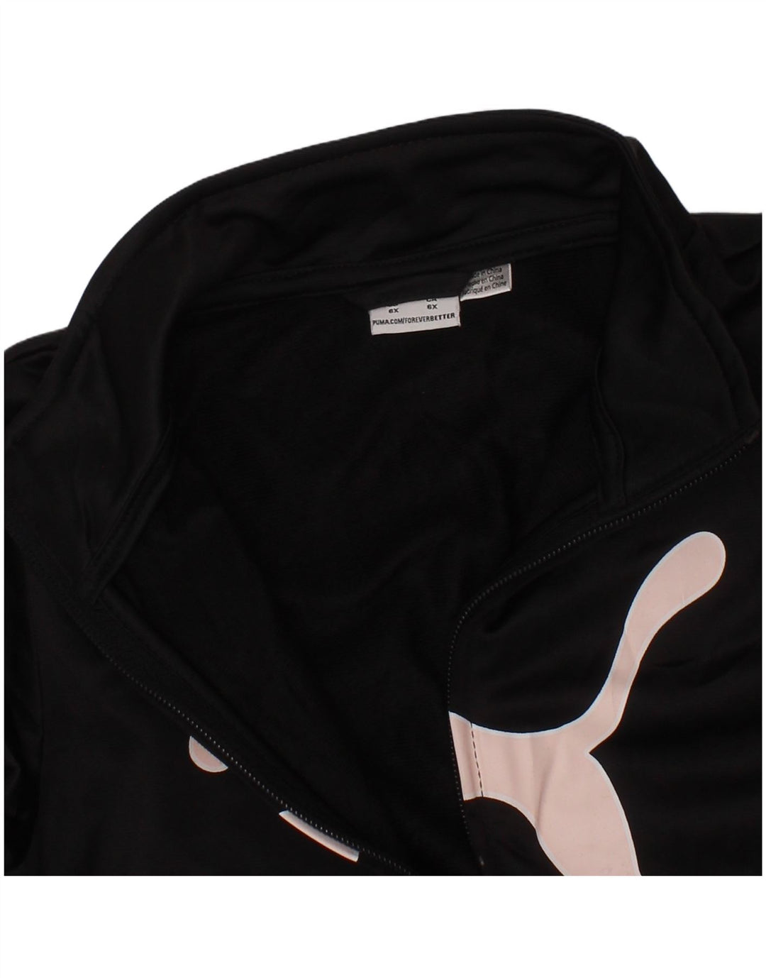 Puma Veste de survêtement graphique pour fille 5-6 ans Noir