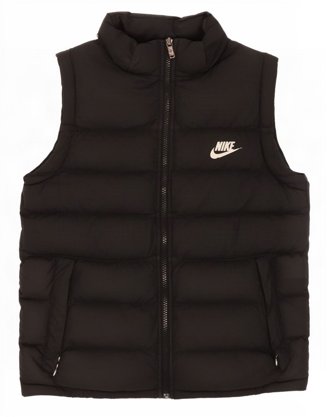 Nike Garçons Gilet Rembourré 12-13 ans Grand Noir Polyester