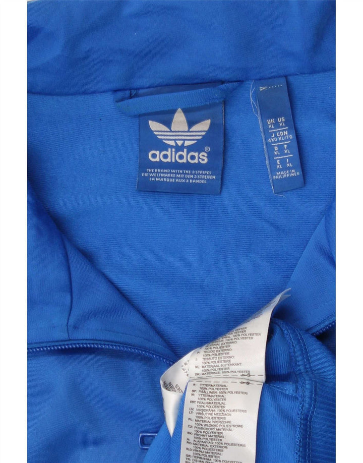 Adidas Veste de survêtement pour homme XL Bleu Polyester