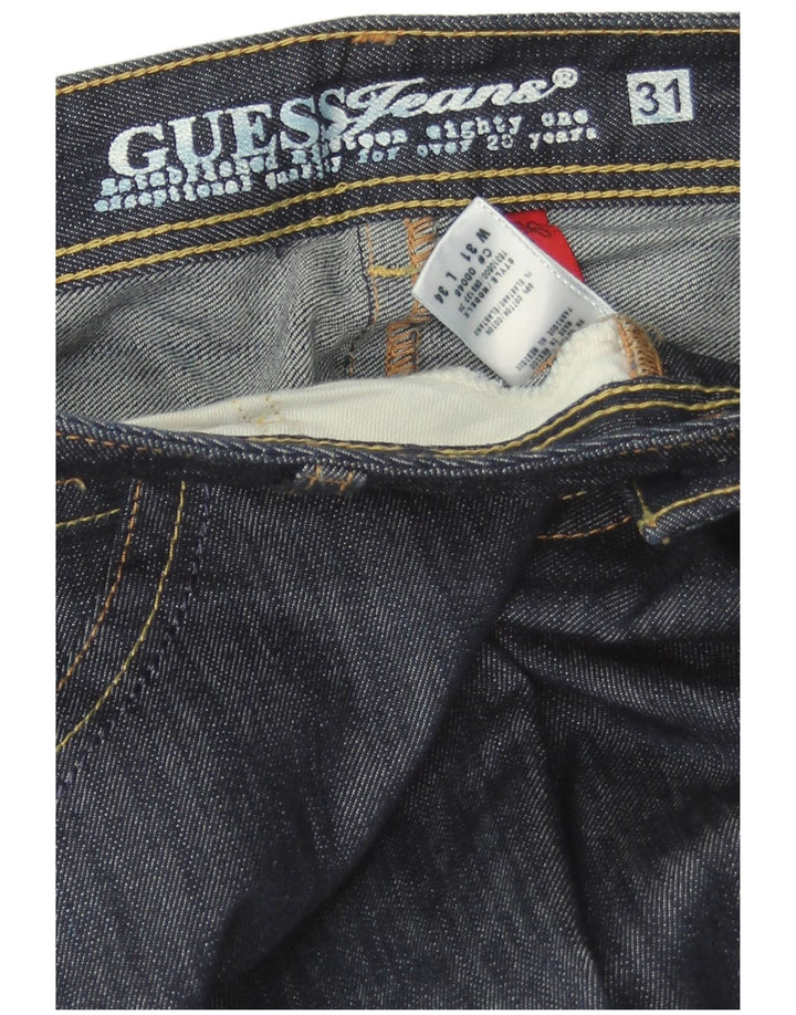 Guess Jean Bootcut Femme W31 L34 Bleu Marine Coton