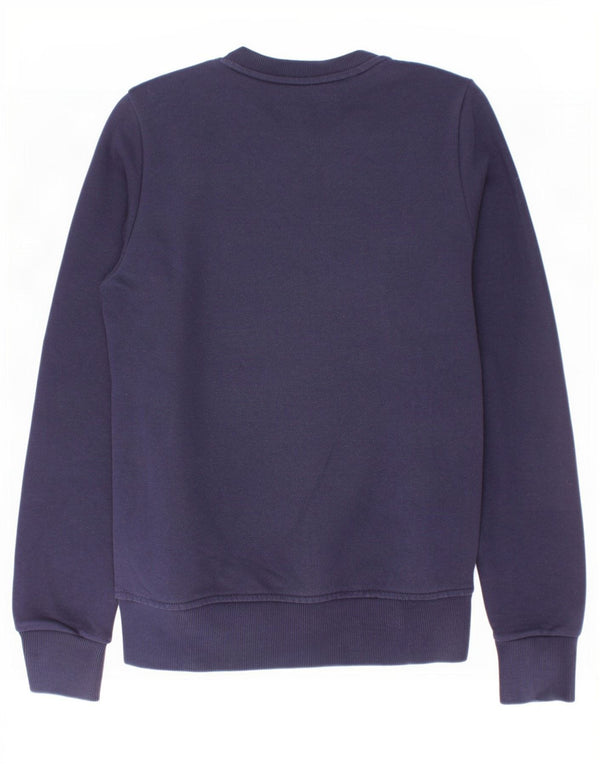 Adidas Sweat-Shirt Graphique Fille 11-12 Ans Bleu Marine Coton