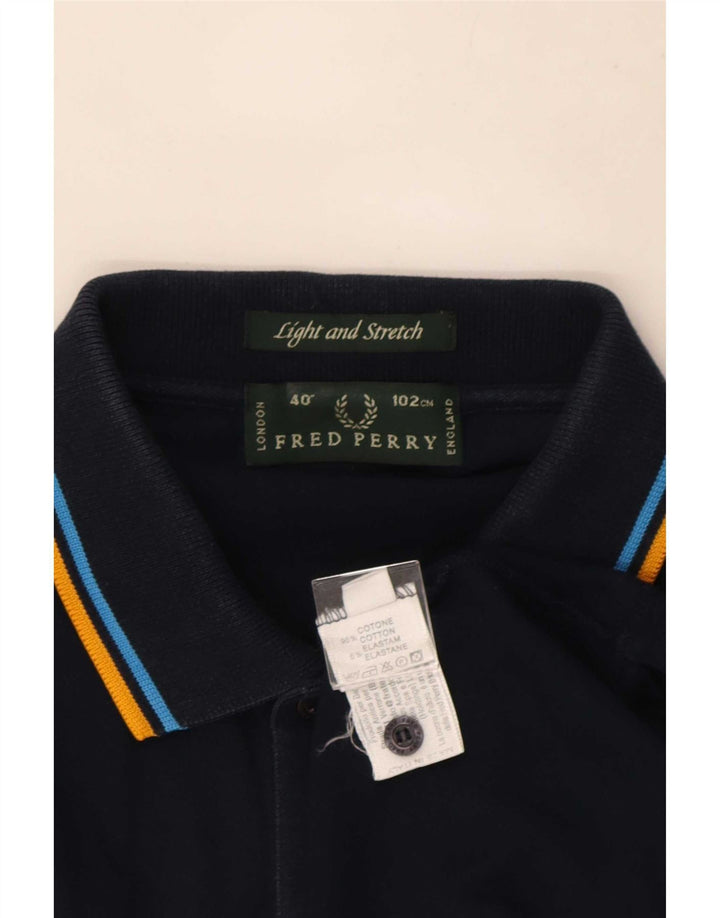 Fred Perry Polo Homme Bleu Marine Moyen Rayé Coton